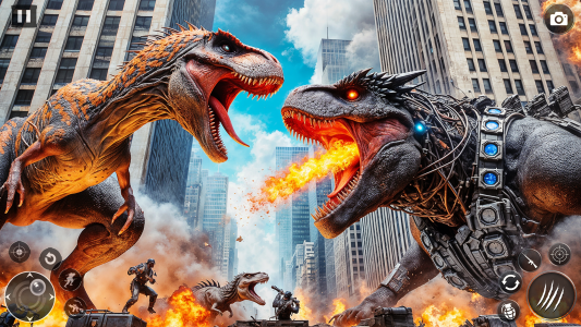 اسکرین شات 8 بازی Angry Dinosaur City Attack