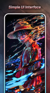 اسکرین شات 3 برنامه Anime Wallpapers - 4K & Depth