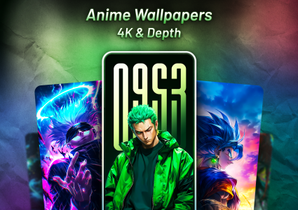 اسکرین شات 1 برنامه Anime Wallpapers - 4K & Depth