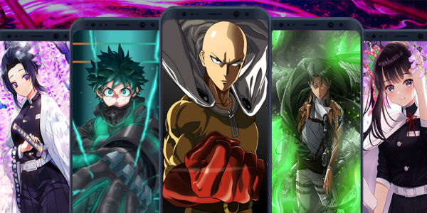اسکرین شات 3 برنامه Anime Wallpaper