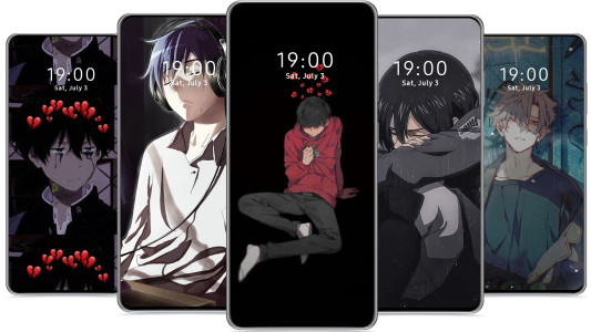 اسکرین شات 4 برنامه Anime Wallpaper Boy