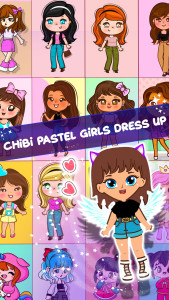 اسکرین شات 1 برنامه Anime Doll Dressup Girls Games
