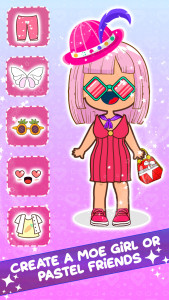 اسکرین شات 3 برنامه Anime Doll Dressup Girls Games