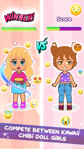 اسکرین شات 7 برنامه Anime Doll Dressup Girls Games