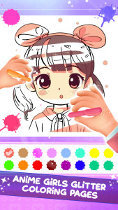 اسکرین شات 6 برنامه Anime Doll Dressup Girls Games