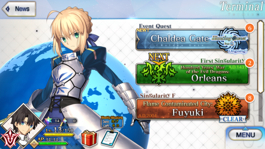 اسکرین شات 6 بازی Fate/Grand Order (English)