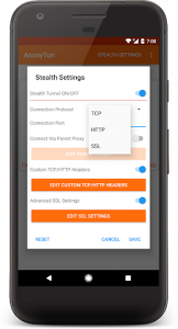 اسکرین شات 4 برنامه AnonyTun