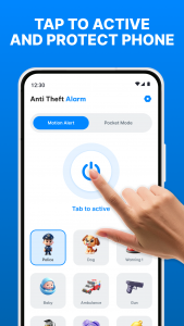 اسکرین شات 5 برنامه Anti Theft Alarm For Phone