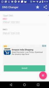 اسکرین شات 2 برنامه DNS Changer No Root 3g 4g wifi