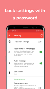 اسکرین شات 8 برنامه App Off Timer: App Timer Lock