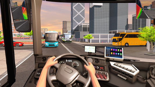 اسکرین شات 7 بازی Bus driving games: bus game 3d