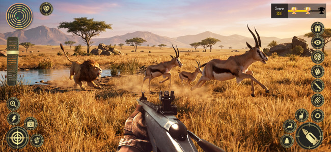 اسکرین شات 4 برنامه Jungle Deer Hunting Games 3D