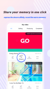 اسکرین شات 5 برنامه LightMV - Video Maker