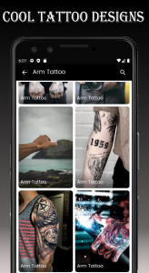 اسکرین شات 1 برنامه Tattoo Ideas App
