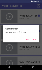 اسکرین شات 6 برنامه Disk Video Recovery