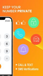 اسکرین شات 3 برنامه Fanytel - Virtual Phone Number