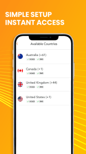 اسکرین شات 4 برنامه Fanytel - Virtual Phone Number