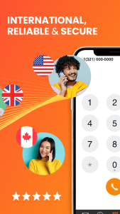اسکرین شات 2 برنامه Fanytel - Virtual Phone Number