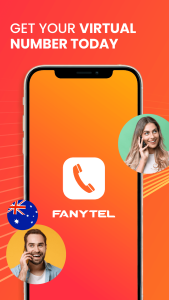 اسکرین شات 1 برنامه Fanytel - Virtual Phone Number