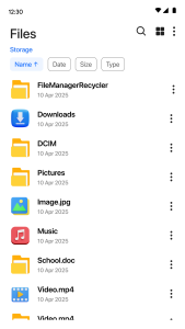اسکرین شات 2 برنامه File Manager & File Explorer