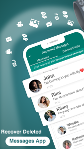 اسکرین شات 1 برنامه Recover Deleted Messages App