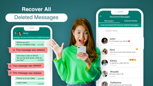 اسکرین شات 5 برنامه Recover Deleted Messages App