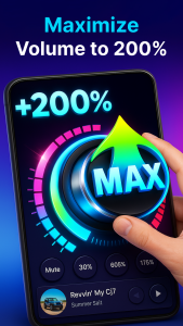 اسکرین شات 1 برنامه Volume Booster : Sound Booster