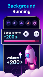 اسکرین شات 4 برنامه Volume Booster : Sound Booster