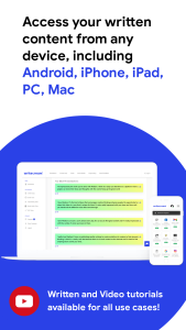 اسکرین شات 4 برنامه Writecream - AI Content Writer