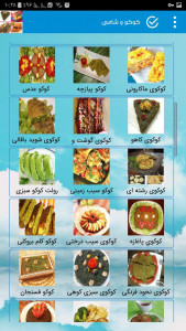 اسکرین شات 5 برنامه طرز تهیه انواع کوکو , انواع کباب شامی