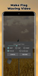 اسکرین شات 5 برنامه Turkmenistan Flag Live Wall