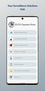 اسکرین شات 1 برنامه CCTV Camera Pros