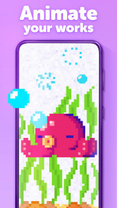 اسکرین شات 5 برنامه UNICORN - Pixel Art Games