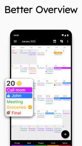 اسکرین شات 2 برنامه Business Calendar 2 Planner