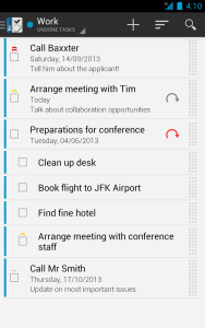 اسکرین شات 1 برنامه Business Tasks