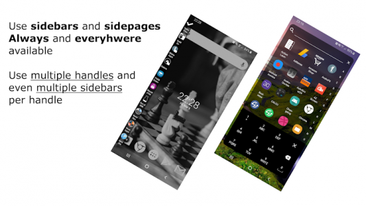 اسکرین شات 1 برنامه Everywhere Launcher - Sidebar Edge Launcher