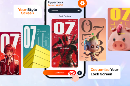 اسکرین شات 5 برنامه HyperLock Screen & AOD