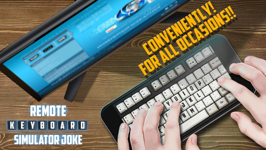 اسکرین شات 1 بازی Remote Keyboard Simulator Joke