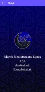اسکرین شات 1 برنامه Islamic Ringtones and Songs