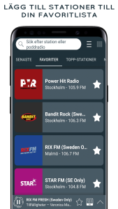 اسکرین شات 3 برنامه Sveriges Radio Online