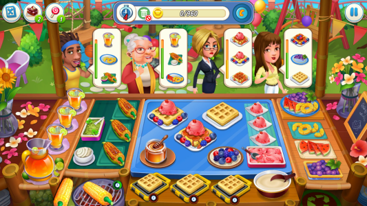 اسکرین شات 8 بازی Cooking Super Star -Tasty City