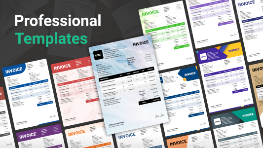 اسکرین شات 2 برنامه Invoice Maker: Quick & Easy