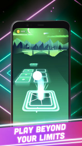 اسکرین شات 2 بازی Hop Tiles 3D: Hit music game