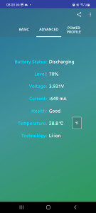 اسکرین شات 3 برنامه Charger Tester (ampere meter)