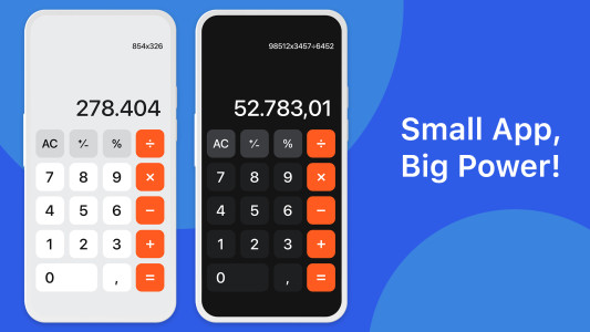 اسکرین شات 3 برنامه Calculator Simple