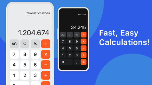 اسکرین شات 1 برنامه Calculator Simple