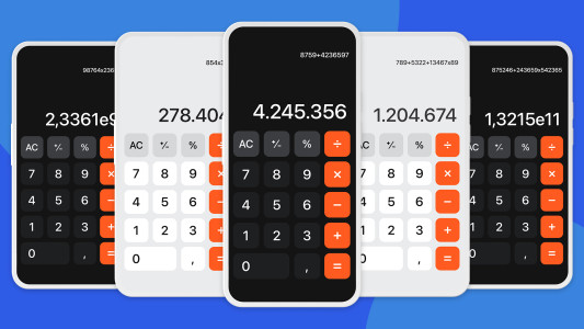 اسکرین شات 7 برنامه Calculator Simple