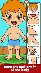 اسکرین شات 2 بازی Body Parts for Kids