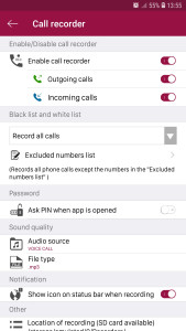 اسکرین شات 5 برنامه call recorder