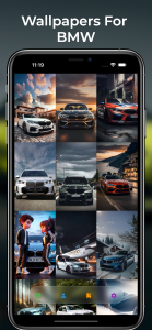 اسکرین شات 2 برنامه Wallpapers For Car BMW